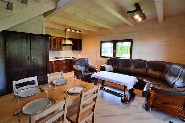 Foto van Comfortabele vakantiehuizen met twee verdiepingen - Vakantiehuis in Wicie - LivingRoom