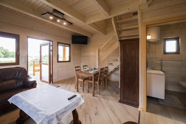 Foto van Comfortabele vakantiehuizen met twee verdiepingen - Vakantiehuis in Wicie - LivingRoom
