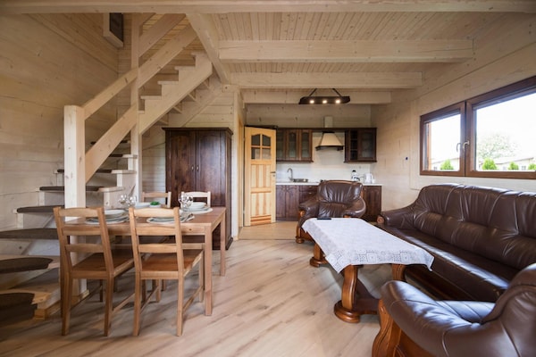 Foto van Comfortabele vakantiehuizen met twee verdiepingen - Vakantiehuis in Wicie - LivingRoom