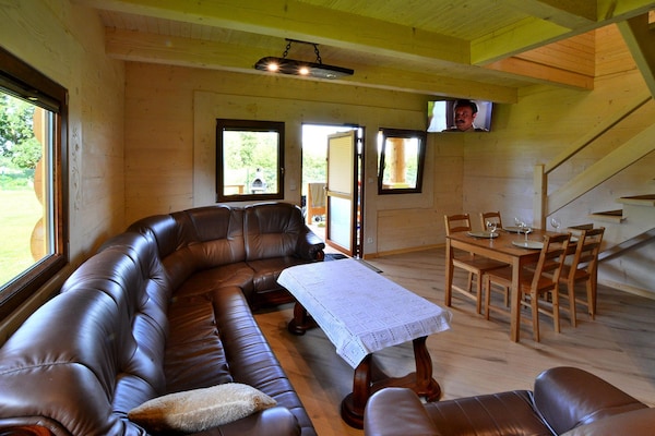 Foto van Comfortabele vakantiehuizen met twee verdiepingen - Vakantiehuis in Wicie - LivingRoom