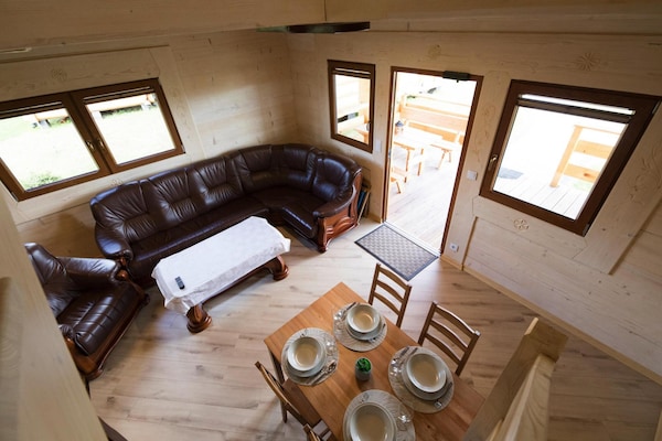 Foto van Comfortabele vakantiehuizen met twee verdiepingen - Vakantiehuis in Wicie - LivingRoom