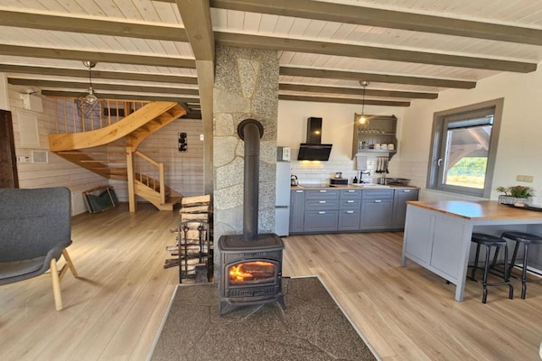 Foto van Comfortabel vakantiehuis met terras en tuin. - Vakantiehuis in Wdzydze Tucholskie - Kitchen
