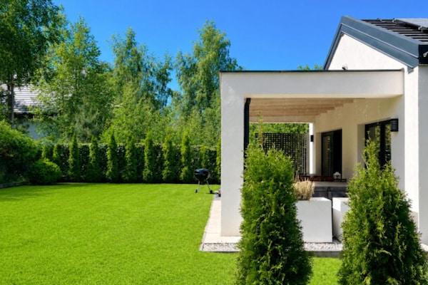 Foto van Comfortabel vakantiehuis met zwembad, sauna - Vakantiehuis in Odargowo - Pool