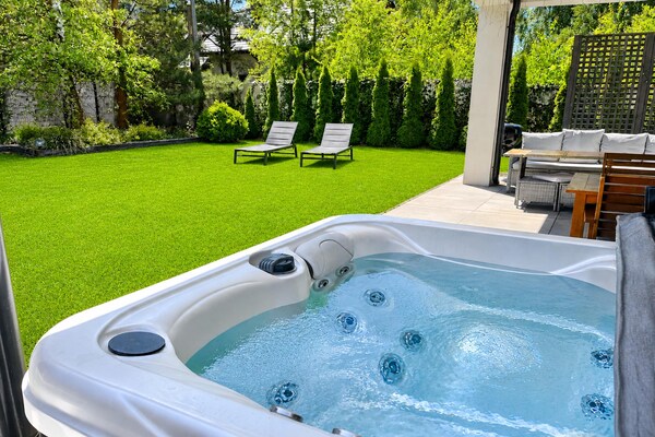 Foto van Comfortabel vakantiehuis met zwembad, sauna - Vakantiehuis in Odargowo - Spa