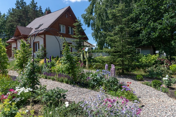 Foto van Vakantievilla voor 10 personen met privézwembad - Vakantiehuis in Kielno - ExteriorSummer