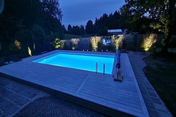 Foto van Vakantievilla voor 10 personen met privézwembad - Vakantiehuis in Kielno - Pool