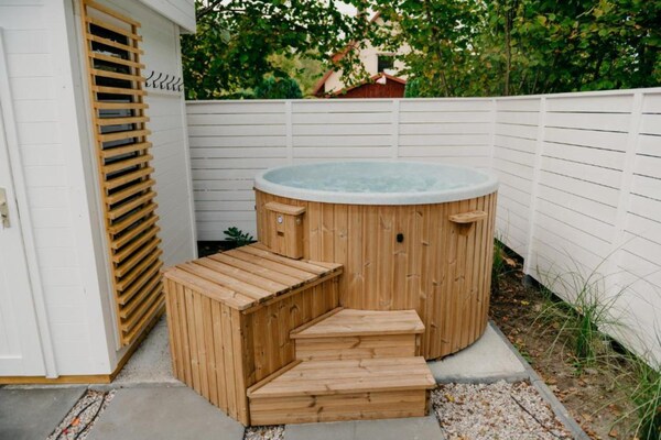 Foto van Comfortabel vakantiehuis met sauna en jacuzzi. - Vakantiehuis in Kopalino - Wellness