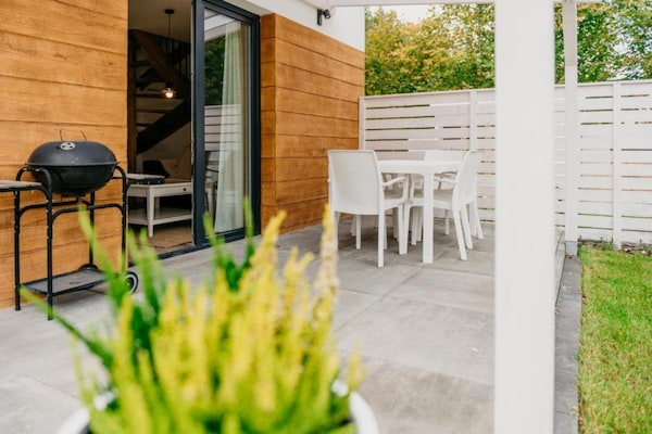 Foto van Comfortabel vakantiehuis met sauna en jacuzzi. - Vakantiehuis in Kopalino - TerraceBalcony