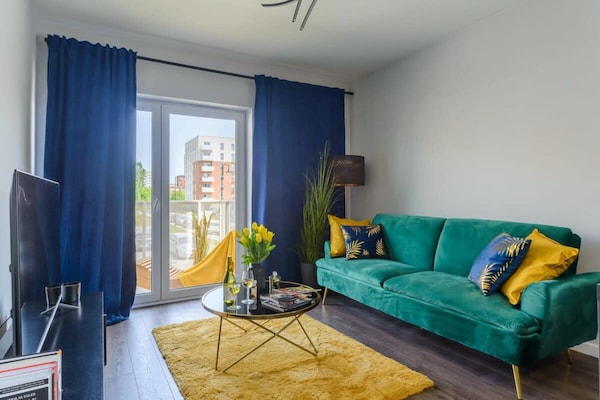 Foto van Cozy City Retreat voor 4 personen in Warschau - Vakantiehuis in Łódź - LivingRoom