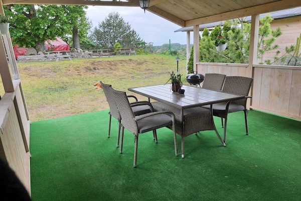 Foto van Bungalow in Miedzyzdroje bij Oostzeestrand - Vakantiehuis in Miedzyzdroje - TerraceBalcony