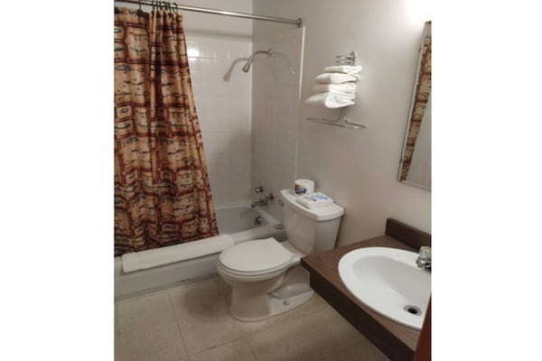 Foto van 2 Volle Bedden Met 1 Twin Bed - Vakantiehuis in International Falls - BathRoom